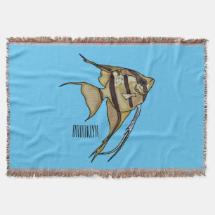 Angelfish Cartoon Illustration Decke