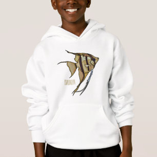 Angelfish Cartoon Illustration Hoodie