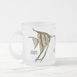 Angelfish Cartoon Illustration Mattglastasse