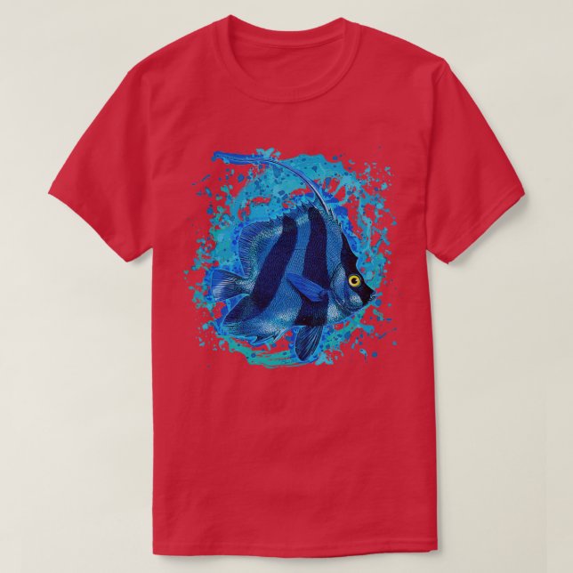 Angelfish Hochseefisch T-Shirt (Design vorne)