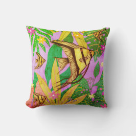 Angelfish Print #2 1974 Kissen
