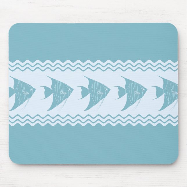 Angelfish Streifen Mousepad (Vorne)