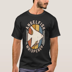 Angelfish Whisperer Vintag Classic Retro Animal L T-Shirt