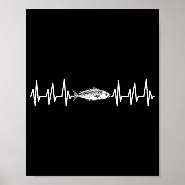 Angelgeschenk Männer Frauen Rute Köder Fischer Hak Poster (Vorne)