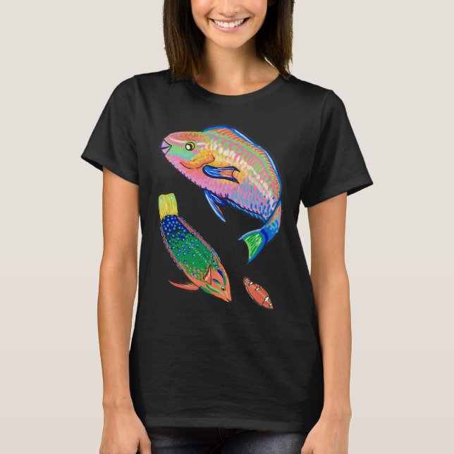 Angelgift, lustiges Angelgeschenk, Angeln oder ich T-Shirt (Vorderseite)
