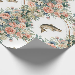 Angelhaken an dir zum Angeln Hochzeit Geschenkpapier