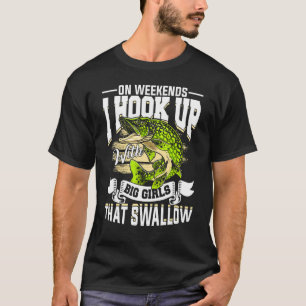 Angelhaken Erwachsenen Humor Sarkastisch  Fischer T-Shirt