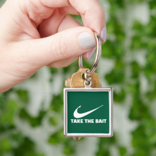 Angelhaken-Fischer-Core-Take the Bait-Green Schlüsselanhänger