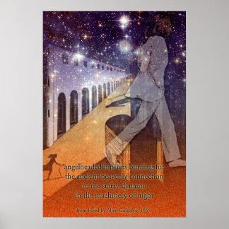 Angelhead Hipster Poster