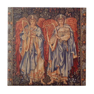 Angeli Laudantes (Lobende Engel) von Burne Jones Fliese