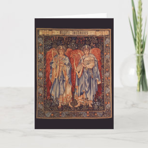Angeli Laudantes von Sir Edward Coley Burne Jones Feiertagskarte