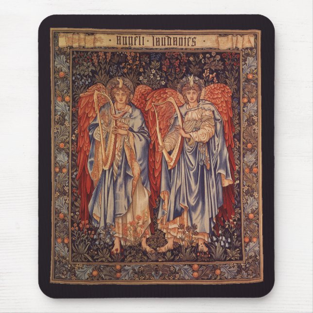 Angeli Laudantes von Sir Edward Coley Burne Jones Mousepad (Vorne)