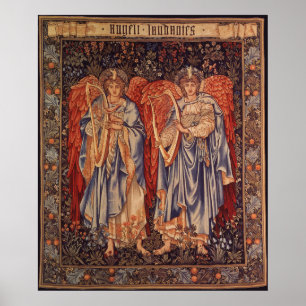 Angeli Laudantes von Sir Edward Coley Burne Jones Poster