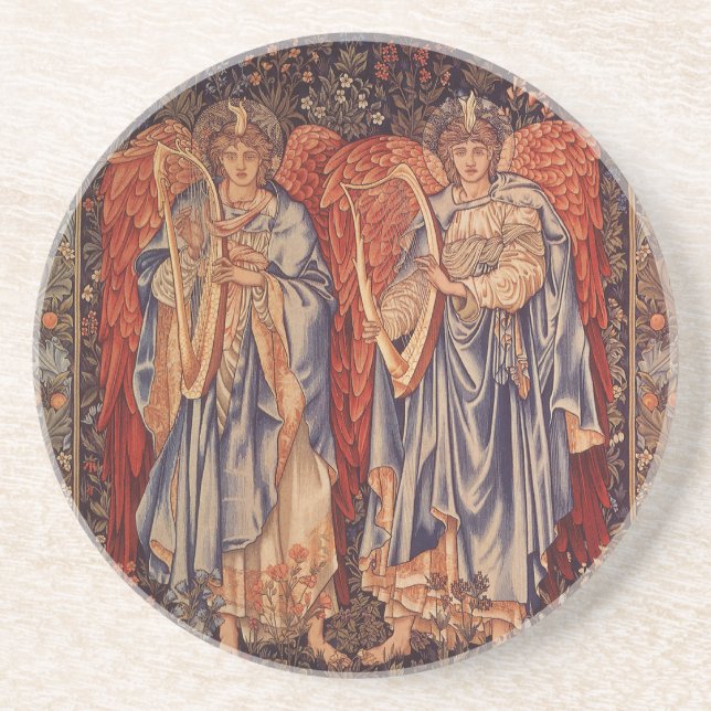 Angeli Laudantes von Sir Edward Coley Burne Jones Untersetzer (Vorne)