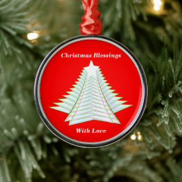 Angelic Abstrakt Tree Ornament Aus Metall