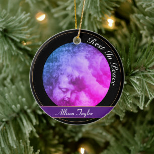 Angelic baby & Stormy Heaven / Weihnachten Keramik Ornament