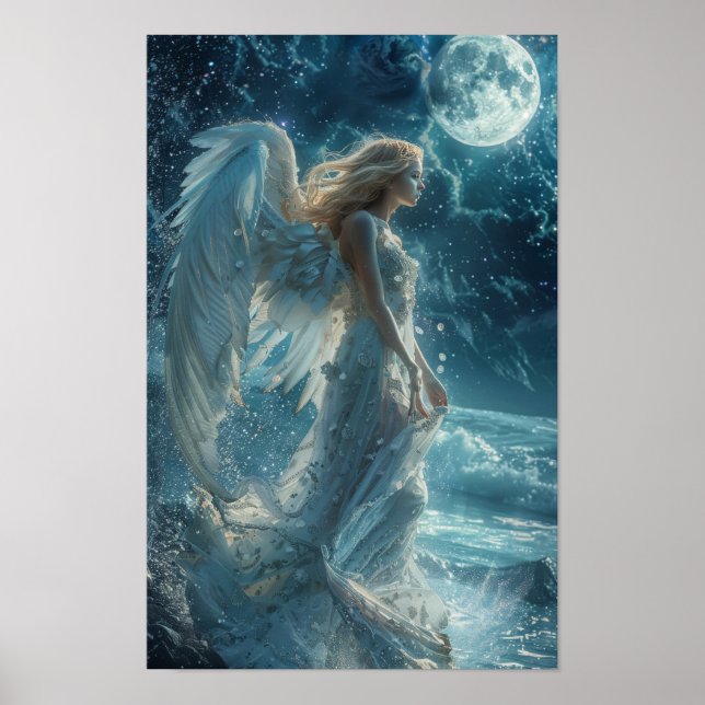 Angelic Beauty verteilt ihr Wings Poster (Vorne)