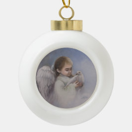 Angelic Blessings Keramik Kugel-Ornament