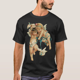 Angelic Cubs & Tauben T-Shirt