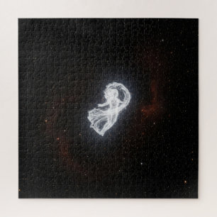 Angelic Fiery Transparent Spirit Puzzle