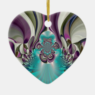 Angelic Hakuna Matata Lila Heart.jpg Keramik Ornament
