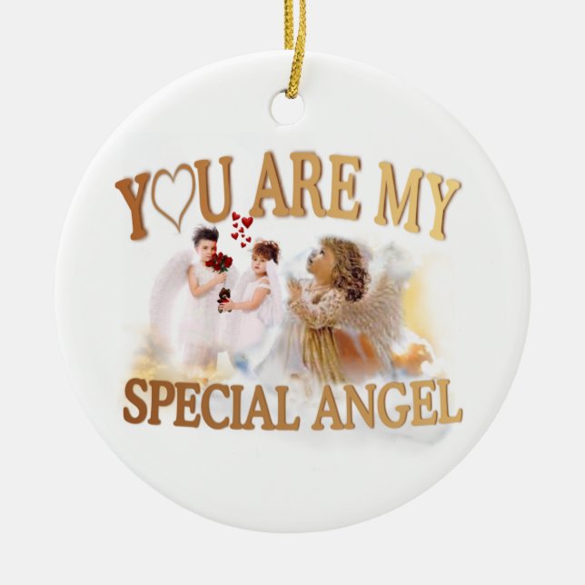 Angelic Himmlisch "You are My Special Engel" Keramikornament (Vorne)
