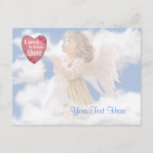 Angelic Liebe kommt von oben Postkarte