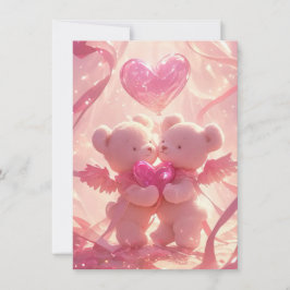 Angelic Liebe: Romantische Einladung zur Hochzeit