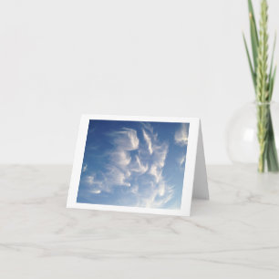 Angelic Looking Clouds Beautiful Wispy Clouds Karte
