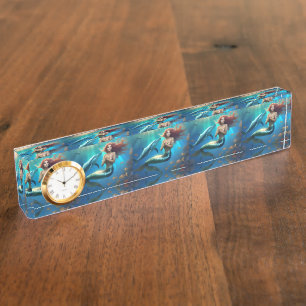Angelic Mermaid schwimmen mit Delphinen, Namensplakette
