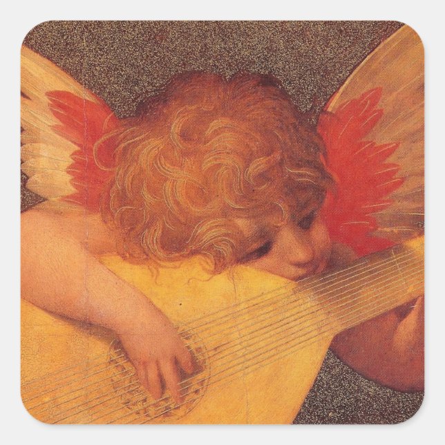 Angelic Musician - Aufkleber (Vorderseite)