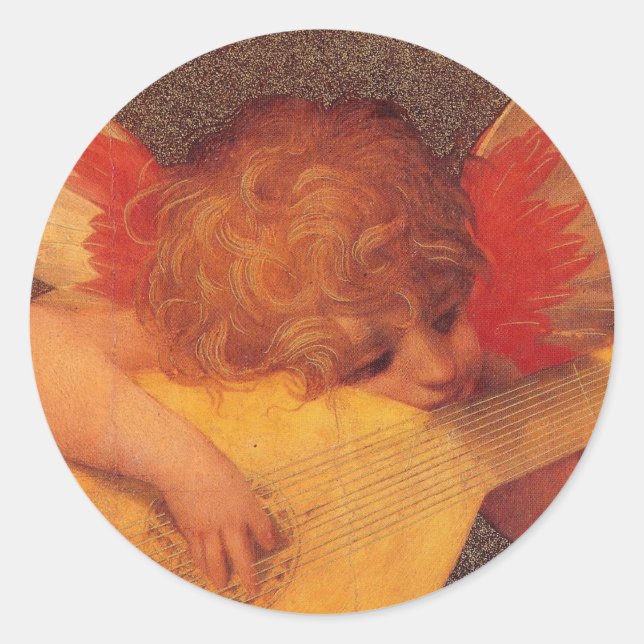 Angelic Musician - Aufkleber (Vorderseite)