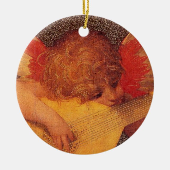 Angelic Musician Keramikornament (Vorne)