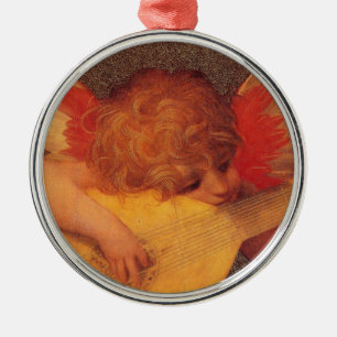 Angelic Musician Ornament Aus Metall