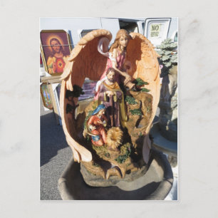 Angelic Nativity Postkarte