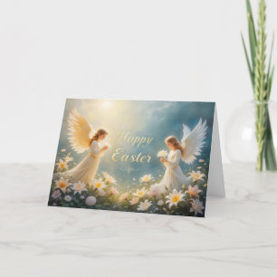 Angelic Oaster Glow Himmlische Segnungen Feiertagskarte