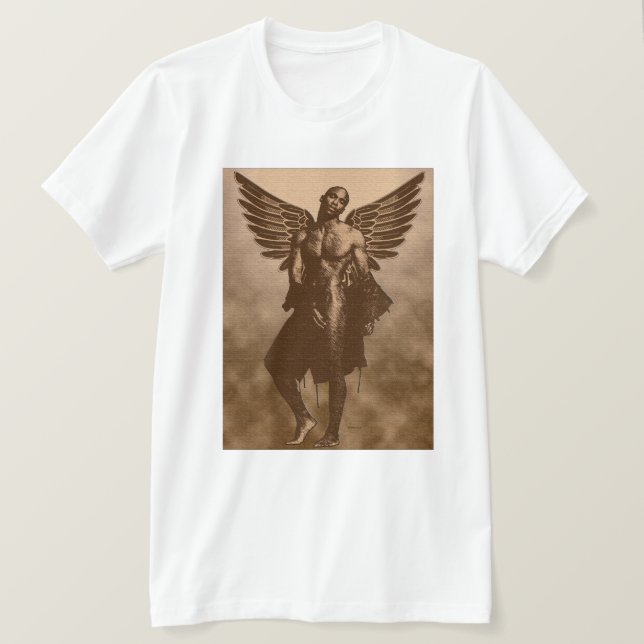"Angelic Power, Afro Pride" T-Shirt (Design vorne)