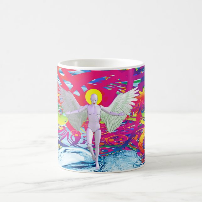 Angelic Robot Kaffeetasse (Mittel)