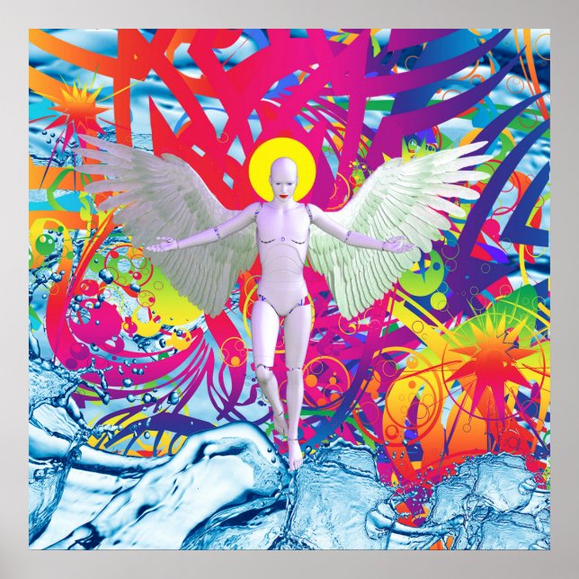 Angelic Robot Poster (Vorne)