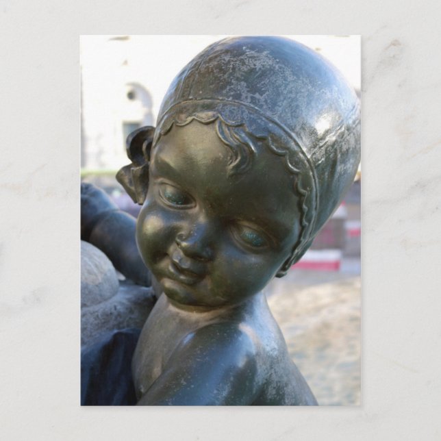 Angelic Statue in Barcelona, Spanien Postcard Postkarte (Vorderseite)