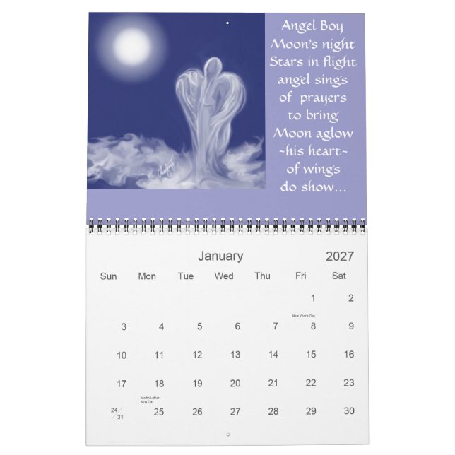 Angelic Times Kalender (Jan 2027)