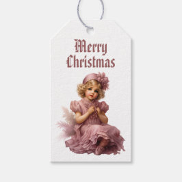 Angelic und Nostalgic Frohe Weihnachten Geschenkanhänger