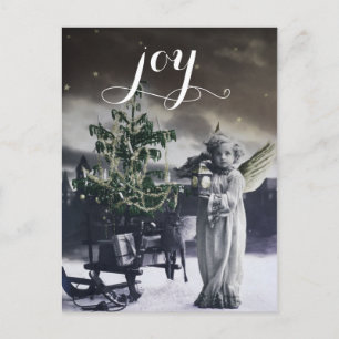 Angelic Vintag Italian Christmas Card Feiertagspostkarte