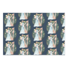 Angelic Winter Music Playing Angel