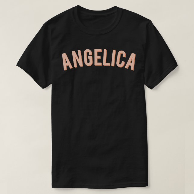 Angelica Schuyler Simple Funny Halloween Costume T-Shirt (Design vorne)