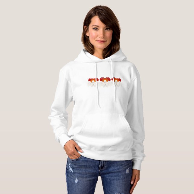 AngelicFaith SilverHeart Hoodie (Vorne ganz)