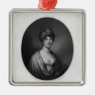 Angelika Catalani, graviert von Antoine Cardon Silbernes Ornament