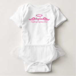 Angelina Girls Name & Bedeutung Engel Flügel Rosa Baby T-shirt