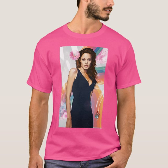 Angelina Jolie T-Shirt (Vorderseite)