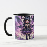 Angelina Lila Gothic Fairy Scorpio Horns Zodiac